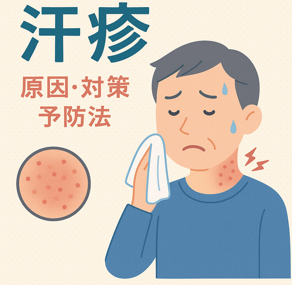【薬剤師が解説】大人も注意!汗疹(あせも)の原因・対策・予防法まとめ|かゆみや赤みを防ぐには? | しげナガ先生の暮らし処方箋